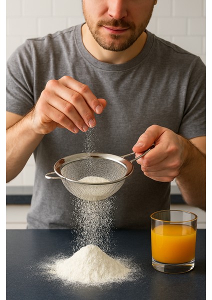 Inox Süzgeç Seti - 3 Boy Çok Amaçlı Süzgeç 304 Çelik Profesyoneller Için 722028