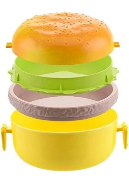 Hamburger Tasarımlı Beslenme Kabı modelleri