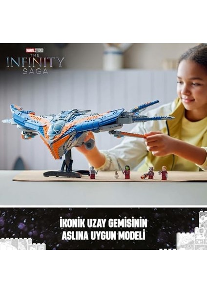 | Galaksinin Koruyucuları: Uzay Gemisi 76286 - 12 Yaş ve Üzeri Süper Kahraman Sevenler Için Inşa Edilebilen Uzay Gemisi Modeli Içeren Yaratıcı Yapım Seti (2090 Parça) modelleri