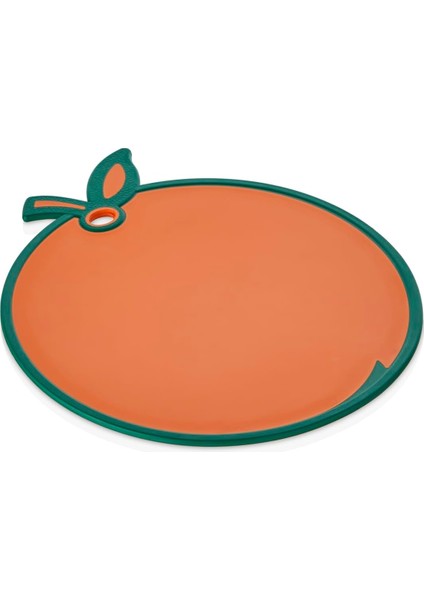 ve Hijyenik Plastik Kesim Panosu -Portakal Desenli - Mutfakta Pratik ve Güvenli Kullanım