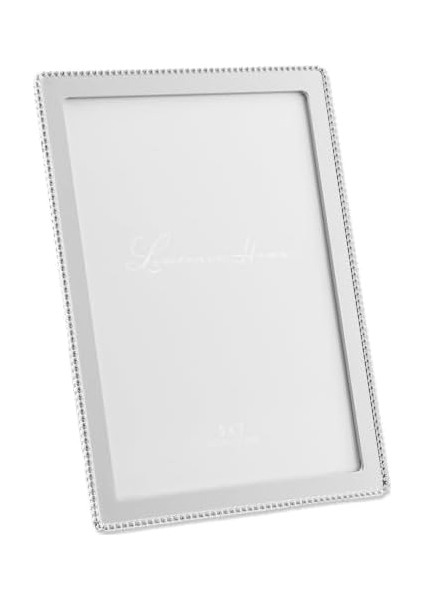 Frames Boncukların Hassas Dış Kenarlığına Sahip Metal Resim Çerçevesi, 13,7 x 17,7 Cm, Gümüş modelleri