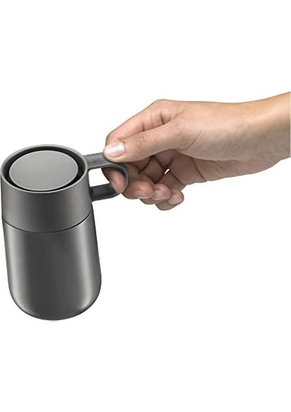 Çelik Antrasit Kişisel Kısa Termos 300 ml modelleri