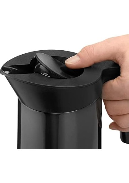 Kineo Çelik Siyah Termos 1 Lt fiyatları