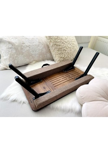 Supply Plus Lidya Telefon Tablet Bölmeli Katlanır Ayaklı Minderli Laptop Sehpası Bilgisayar Çalışma Masası modelleri