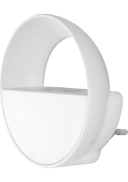 LED Soket Gece Lambası, 0,7 W, 15 Lümen, 4000 K, Lunetta Gece Lambası Kısılabilir, Dokunmatik Karartma Teknolojisi ile Soğuk Beyaz, 1 Adet