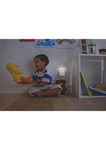 LED Soket Gece Lambası, 0,7 W, 15 Lümen, 4000 K, Lunetta Gece Lambası Kısılabilir, Dokunmatik Karartma Teknolojisi ile Soğuk Beyaz, 1 Adet modelleri