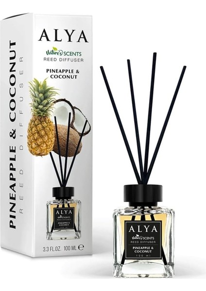 Nature's Scents Pine & Coconut Bambu Çubuklu Oda Kokusu- Ananas & Hindistan Cevizi Kokusu