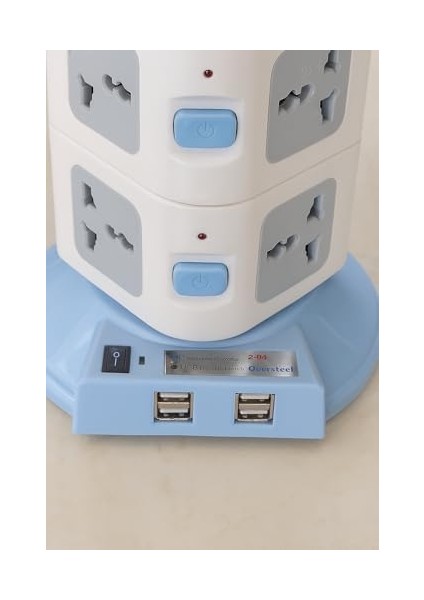 Evrensel 16 Girişli Kule Tipi Priz Adaptör, 4 USB Portlu, 250V, 2500W/4000W, Tip G & Tip C Uyumlu, Amerikan, Avrupa, Ingiliz ve Güney Afrika Fiş Uyumu, Seyahat, Ev ve Ofis Kullanımı fiyatları