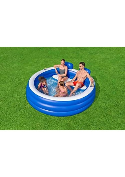 Splash Paradise 2,31 M x 2,19 M x 79 cm Şişirilebilir Aile Tipi Havuzu modelleri