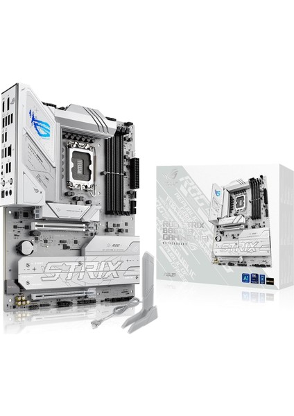 Rog Strix B860-A Gaming Wifi Atx Anakart, Gelişmiş Aı Pc'ye Hazır, 14+1+2+1 Güç Aşamaları, Ddr5 Yuvaları, Pcıe 5.0, Dört M.2 Yuvası, Wifi 7, Aı Networking Iı, Aura Sync Rgb Aydınlatma.