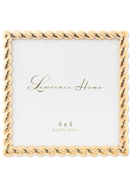 Frames Halat Tasarım Metal Çerçeve, Altın, 4x4 modelleri