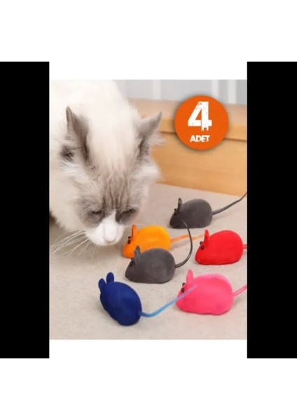 Kedi Eğitim Oyun Faresi 4 Adet modelleri