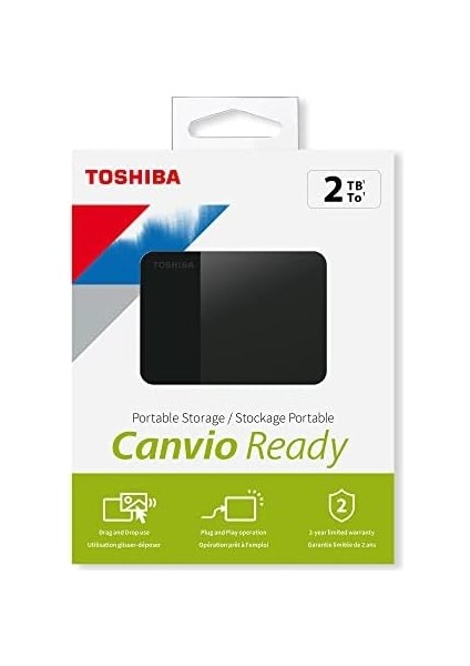 Ready 2.5" 2tb Harici Taşınabilir Disk Siyah fiyatları