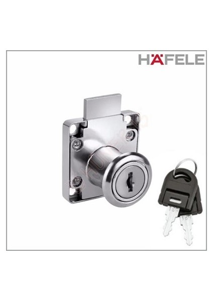 Hafele Çekmece Tipi Kare Kilit (2 Adet)