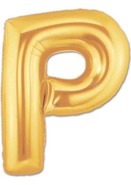 Altın Sarısı Folyo Harf Balon