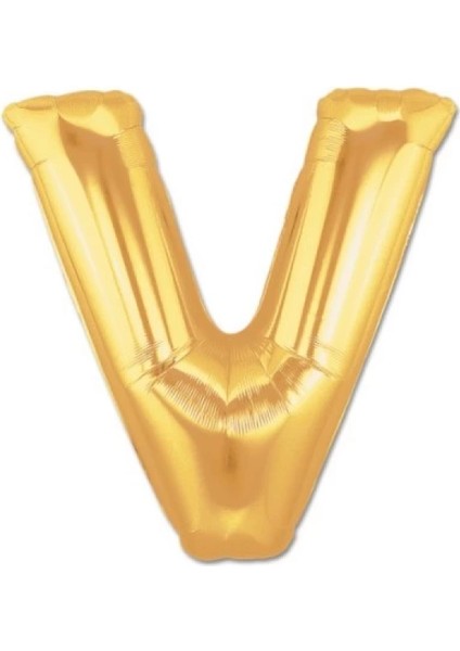 Altın Sarısı Folyo Harf Balon 1 Metre