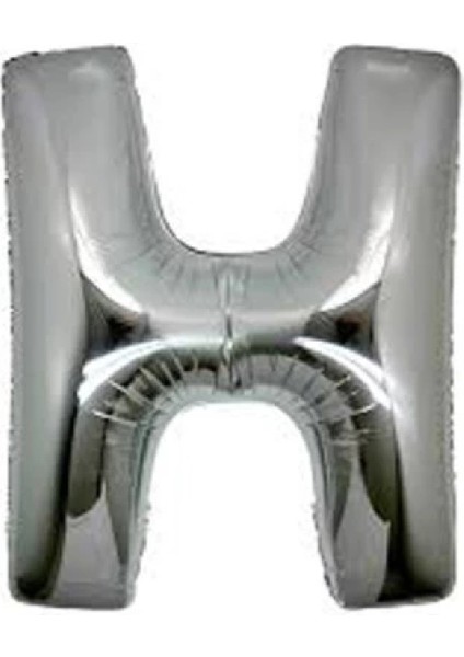 Gümüş Rengi Folyo Balon 1 Metre