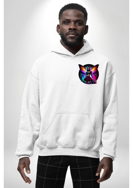 Crop Top Etek Retro Boom Box Plak Genç Kız Beyaz Kapüşonlu Sweatshirt Kadın Erkek Ön Minimal Sırt Baskılı fiyatları