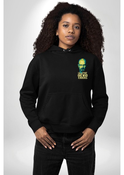 Breaking Bad Walter White Büyüsü Siyah Kapüşonlu Sweatshirt Kadın Erkek Ön Minimal Sırt Baskılı fiyatları