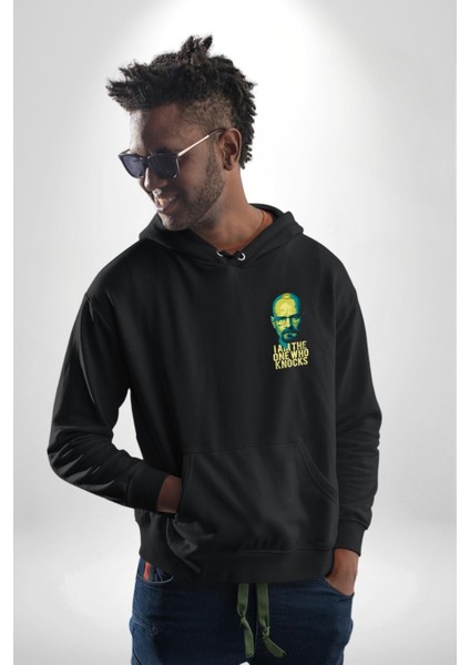 Breaking Bad Walter White Büyüsü Siyah Kapüşonlu Sweatshirt Kadın Erkek Ön Minimal Sırt Baskılı indirimleri