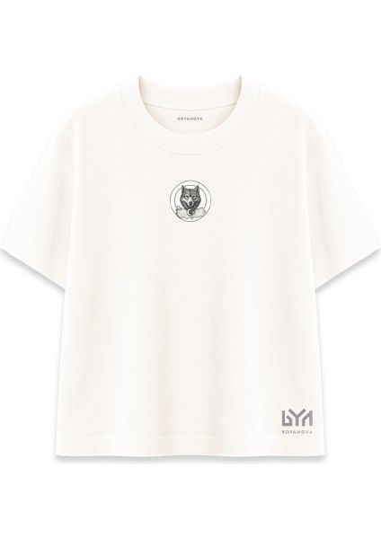 Hilal ve Bozkurt Minimal Armalı Şeker Oversize Tişört