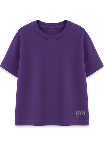 Save The Earth Kadın Oversize Mor Tişört fiyatları