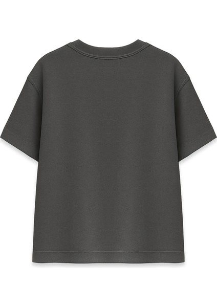 Palmiye Gün Batımı Baskılı Füme Oversize Tişört fiyatları