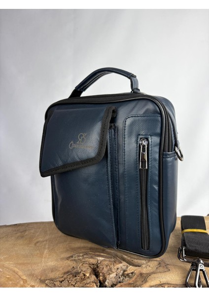 Deri El Çantası Telefon Bölmeli Lacivert fiyatları