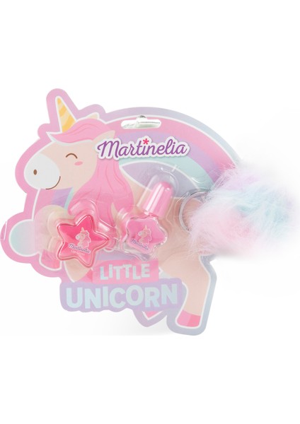 Little Unicorn Kız Çocuk Makyaj ve Anahtarlık Seti