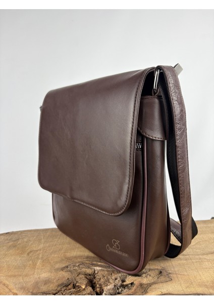 Gerçek Deri Postacı Çanta Kahverengi fiyatları