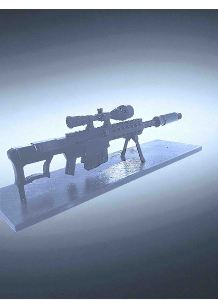 3D Baskı Dekoratif Keskin Nişancı Tüfeği Maketi – Koleksiyonluk Masa Üstü Süs modelleri