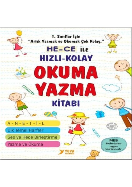 Hece ile Hızlı Kolay Okuma Yazma Kitabı