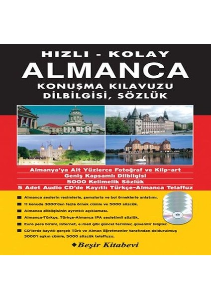 Hızlı Kolay Almanca Konuşma Kılavuzun Dilbilgisi Sözlük Karekod'lu