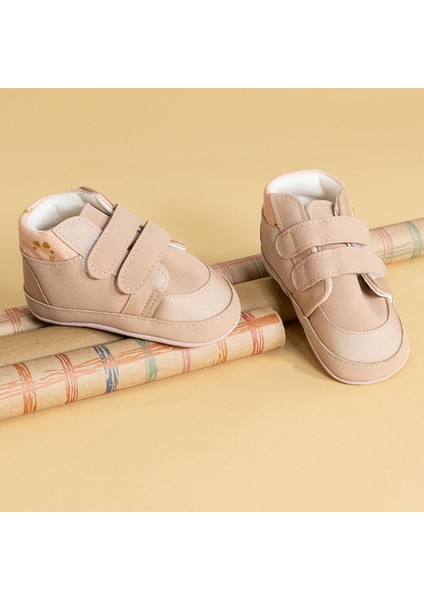 Kız Bebek Yürüme Öncesi Ayakkabı Suni Deri Bej fiyatları
