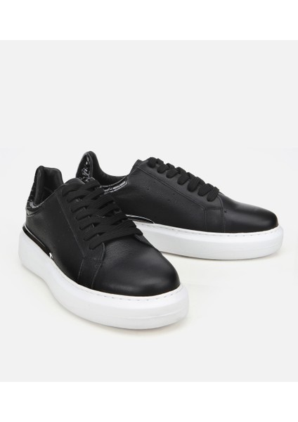 02AYH305170A100 ERKEK Deri Siyah Hafif Tabanlı Spor Ayakkabı fiyatları