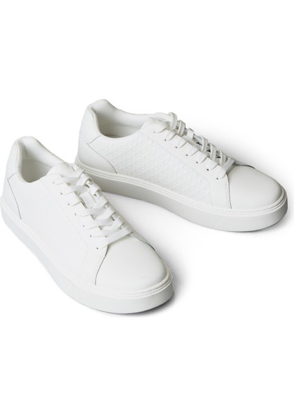 Beyaz Erkek Sneaker Classıc Cupsole Laceup Aop modelleri