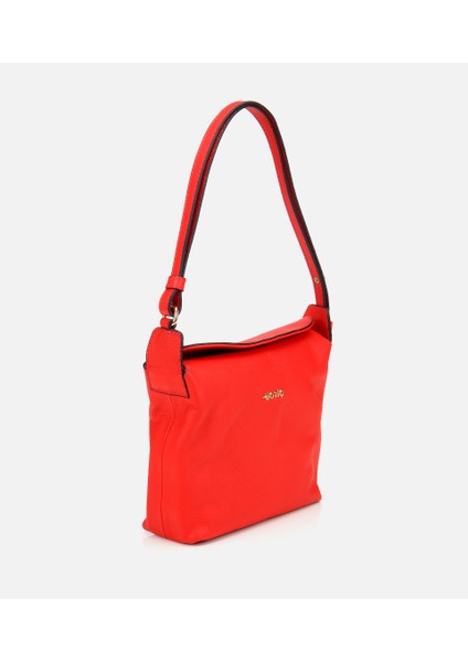 03CAH309130A740 KADIN Deri Kırmızı Ayarlanabilir Askılı Omuz Çantası fırsatları
