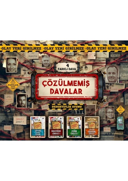 Çözülmemiş Davalar Kutulu Set