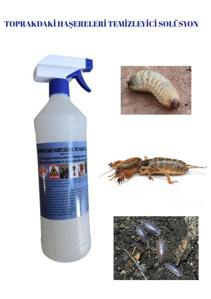 ÇİÇEK VE BİTKİ TOPRAKLARINDAKİ ZARARLILAR İÇİN ÖNLEYİCİ VE TEMİZLEYİCİ HAŞERE İLACI