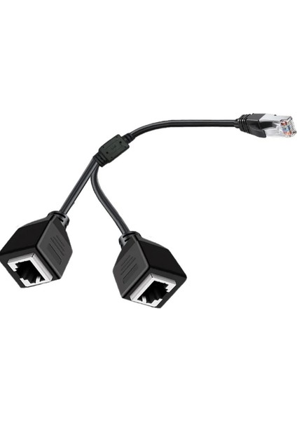 Erkek RJ45 To 2x Dişi Ethernet Çoklayıcı Splitter Dağıtıcı modelleri