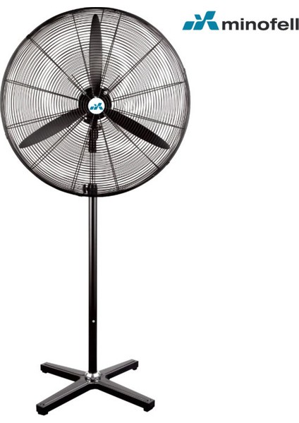 Ayaklı Sanayi Tipi Vantilatör 26INÇ 160W 220V 3 Kademe Metal Kanat (Ayaklı Vantilatör)