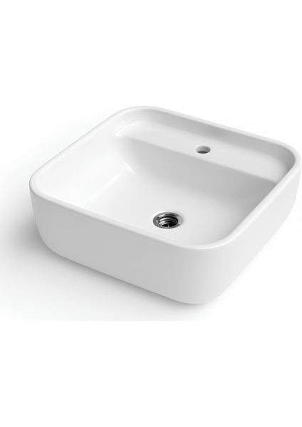 Porto Çanak Lavabo Batarya Delikli 40x40 cm PRT0711