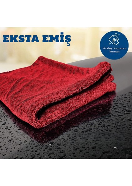 Tomahawk Mikrofiber Araba Temizleme Havlusu Çift Taraflı 1200 Gsm Premium Araç Bakım Ultra Emici Kurutma Bezi 80x50cm modelleri