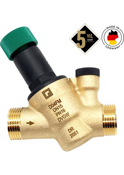 Braukmann 3/4" Su Basınç Düşürücü Vana D04FM-3/4A (Honeywell)