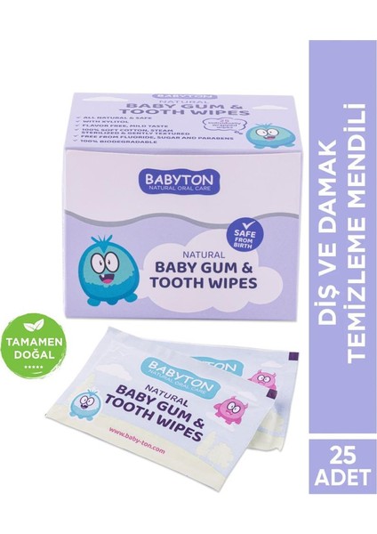 Diş ve Damak Temizleme Mendili 25 Adet