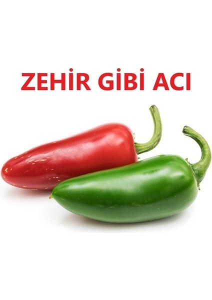 Meksika Acı Salsa Biber Fidesi-5 Adet