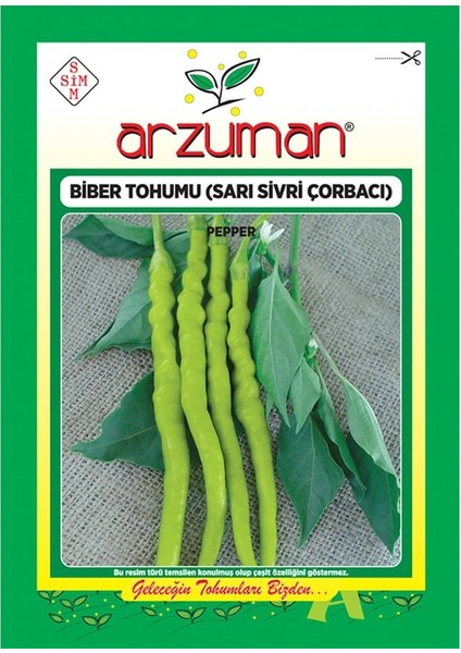 Sarı Sivri Çorbacı Biber Tohumu-10 Gram
