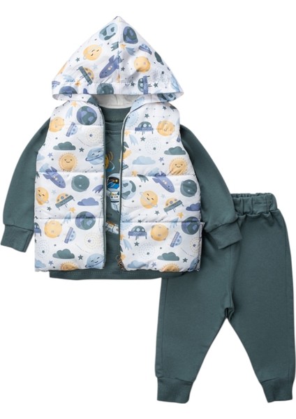 Yelek Üçlü Takım Uzaylı