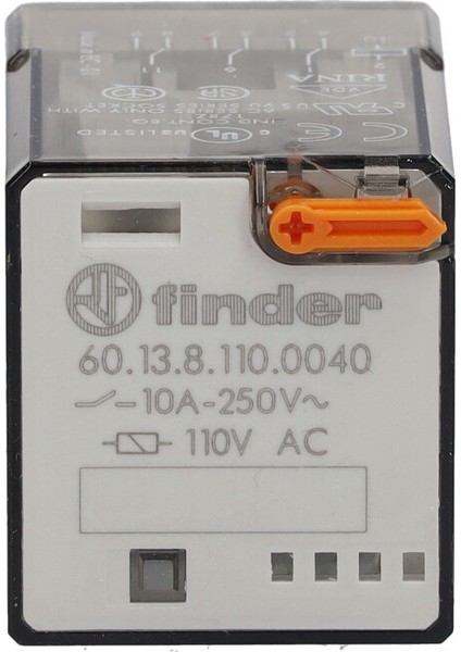 60.13.8.110.0040 ,110VAC 3A3K/10A Yuvarlak-11 Pin Röle