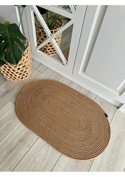 Jüt, Hasır Desenli Kapı Önü, Paspas, Banyo Paspası, Balkon Paspası Hasır Halı, Jüt Paspas